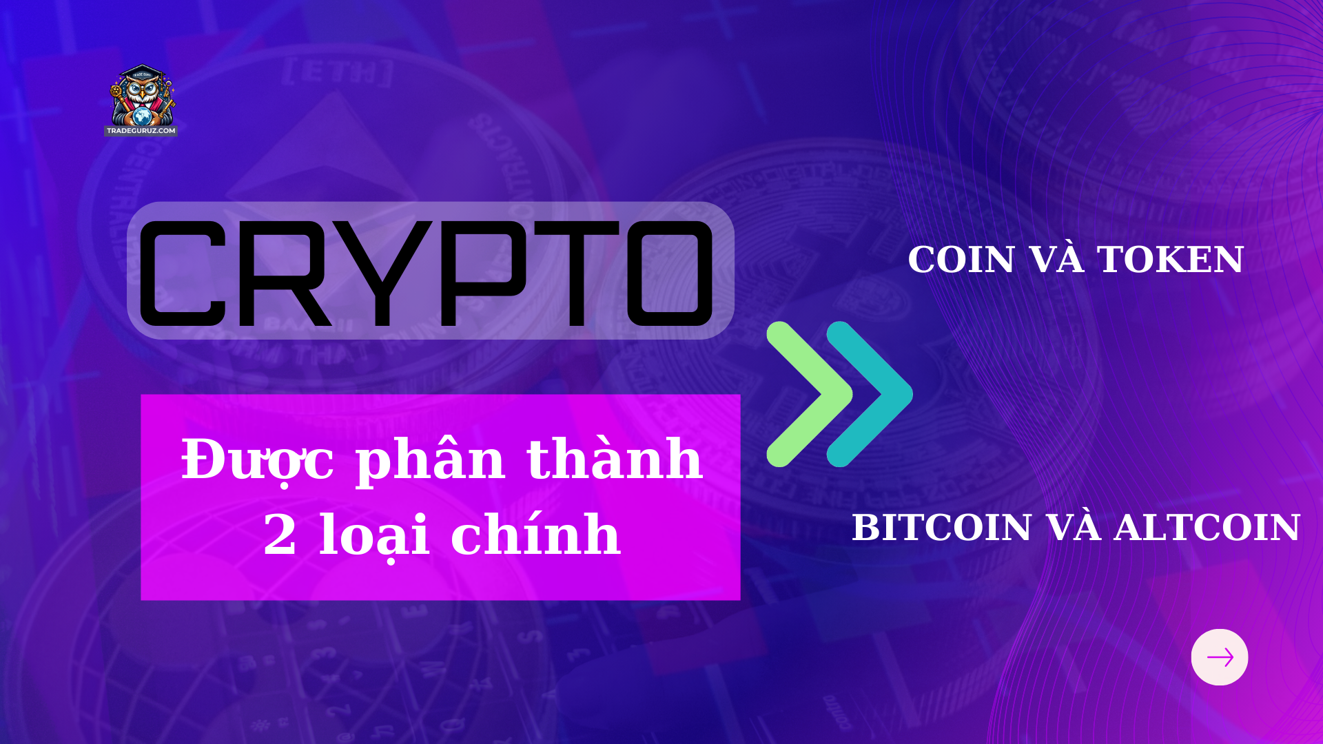 Trong crypto được phân thành 2 loại chính 